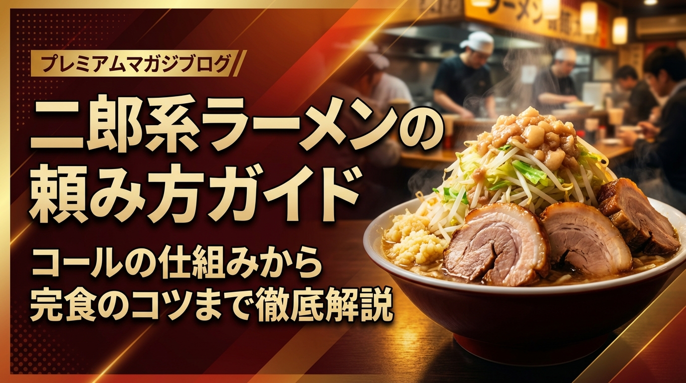 二郎系ラーメンの頼み方ガイド|コールの仕組みから完食のコツまで徹底解説