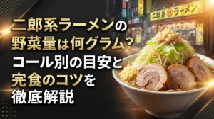二郎系ラーメンの野菜量は何グラム？コール別の目安と完食のコツを徹底解説